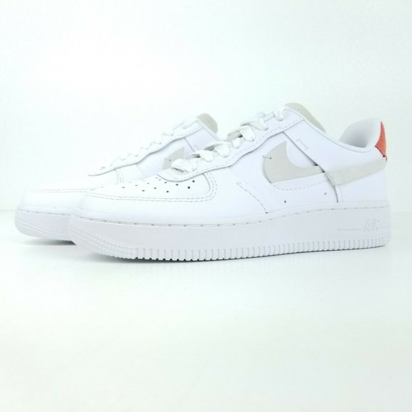 Nike Air Force 1 07 Lux Inside Out Women's 898889 103 White Blue Red 7.5-8.5 - Picture 2 of 11